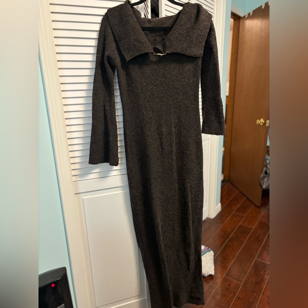 CupshexJojo Fletcher Black Knit Dress